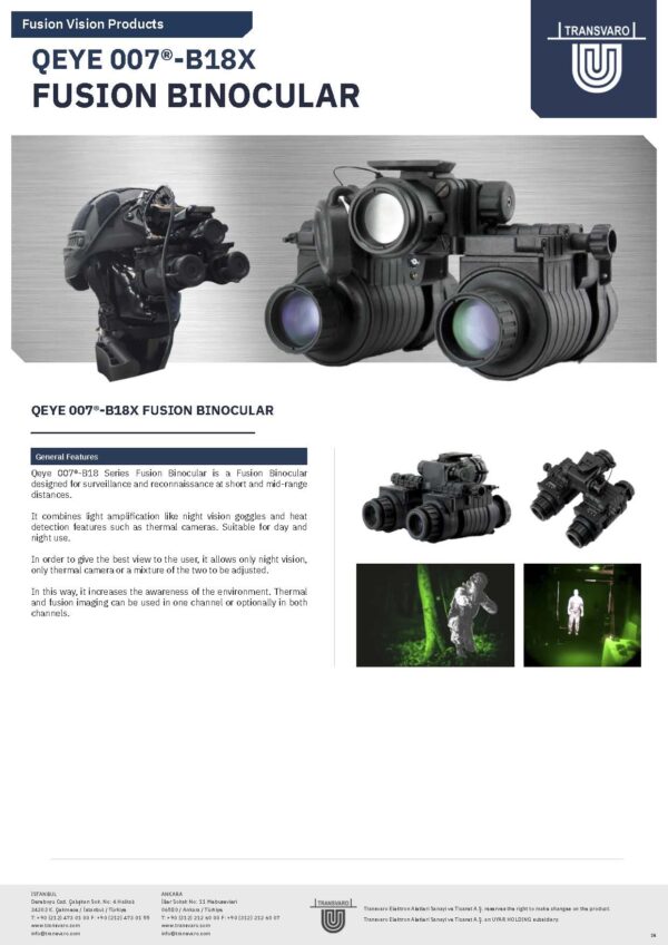 QEYE 007®-B18XFUSION BINOCULAR